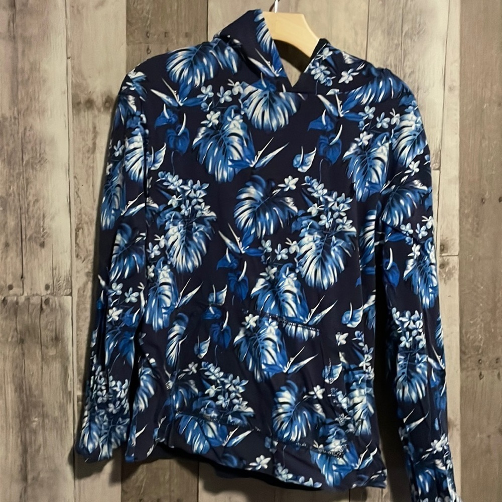 Blue Polo Reversible Hoodie